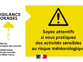 Var : le département est placé en vigilance ORANGE orages et JAUNE pluie-inondation