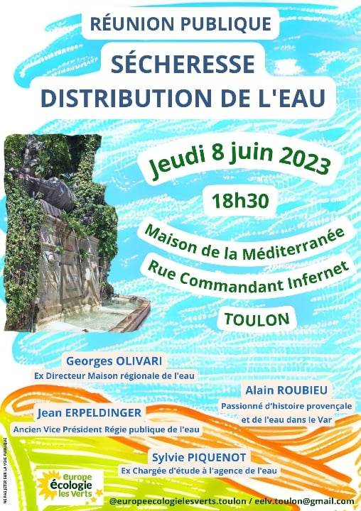 Affiche réunion publique EELV