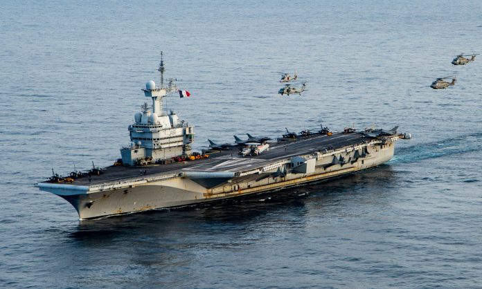 The Harry S. Truman Carrier Strike Group is on a scheduled deployment in the U.S. Sixth Fleet area of operations in support of naval operations to maintain maritime stability and security.