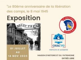 Saint Maximin la Sainte Baume : Le 80ème anniversaire de la libération des camps
