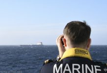 Contrôle de pavillon sur un pétrolier en mer Méditerranée