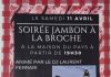 Plan d’Aups Sainte Baume : Soirée jambon à la broche