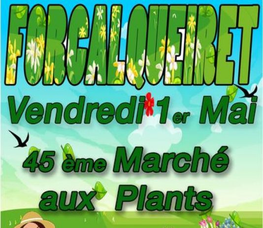 Forcalqueiret : Marché aux plants