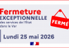 Var : Fermeture des services départementaux de l’État