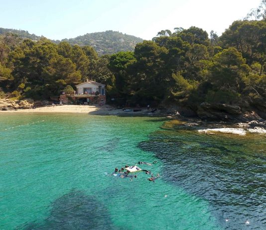 Le Rayol Canadel : Le Jardin Marin ressort palmes, masques et tubas