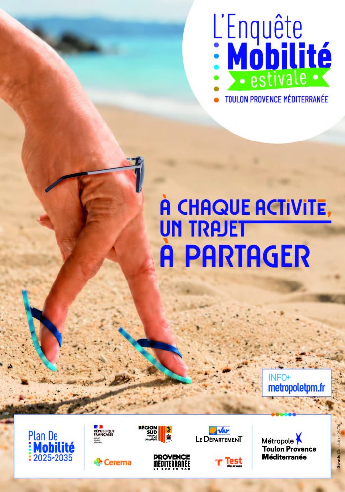 TPM - Enquete mobilite Estivale - Affiche