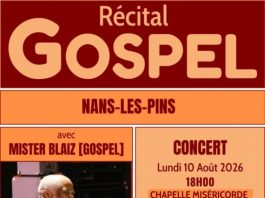 Nans les Pins : Récital Gospel