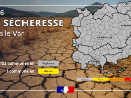 Var : Alerte sécheresse pour la zone Siagne aval