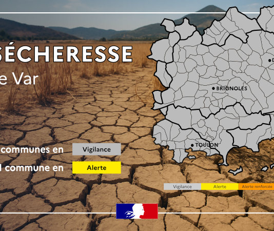 Var : Alerte sécheresse pour la zone Siagne aval