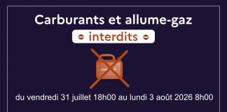 Var : Le transport de carburant et de briquets de type allume-gaz sont interdits