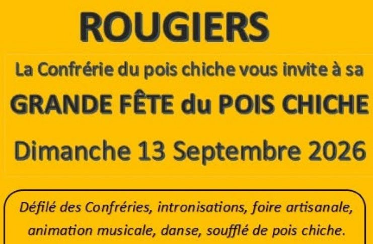 Rougiers : Fête du pois chiche