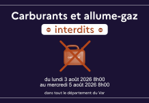 Var : interdiction du transport de carburant et de briquets de type allume-gaz